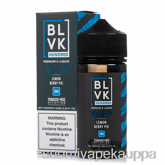 Vape Netistä Sitruunamarjapiirakka - Blvk - 100ml 3mg